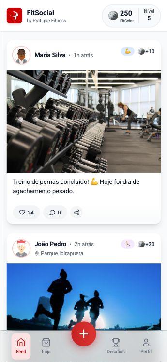 FitSocial — feed social
